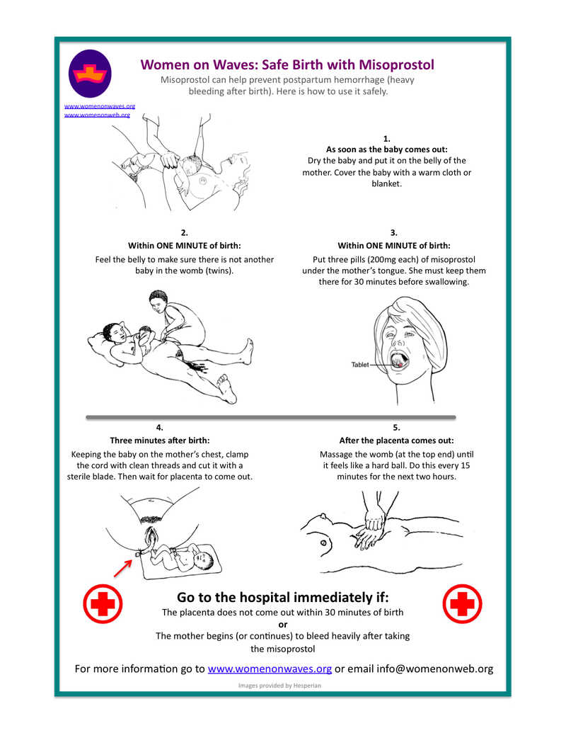 comment prendre misoprostol