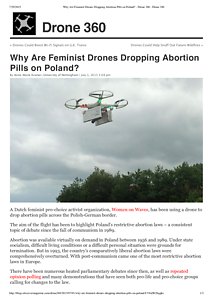 Why Are Feminist Drones Dropping Abortion Pills on Poland_ - Drone 360 _ Drone 360.pdf