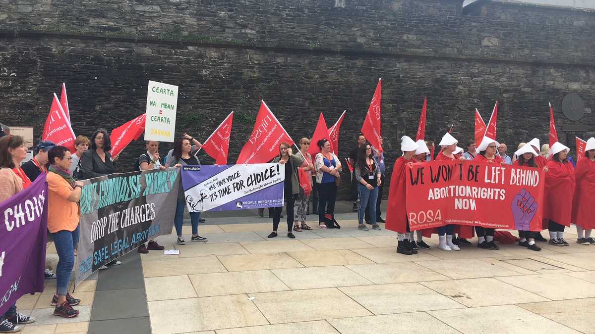 Derry abortion rights rally