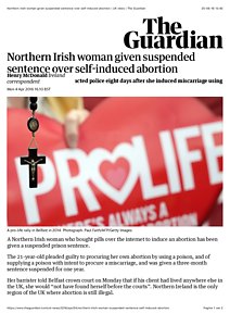Northern Irish woman given suspended sentence over self-induced abortion | UK news | The Guardian.pdf