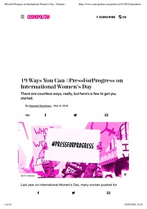 #PressForProgress on International Women’s Day - Feminist Activism Ideas 2018.pdf