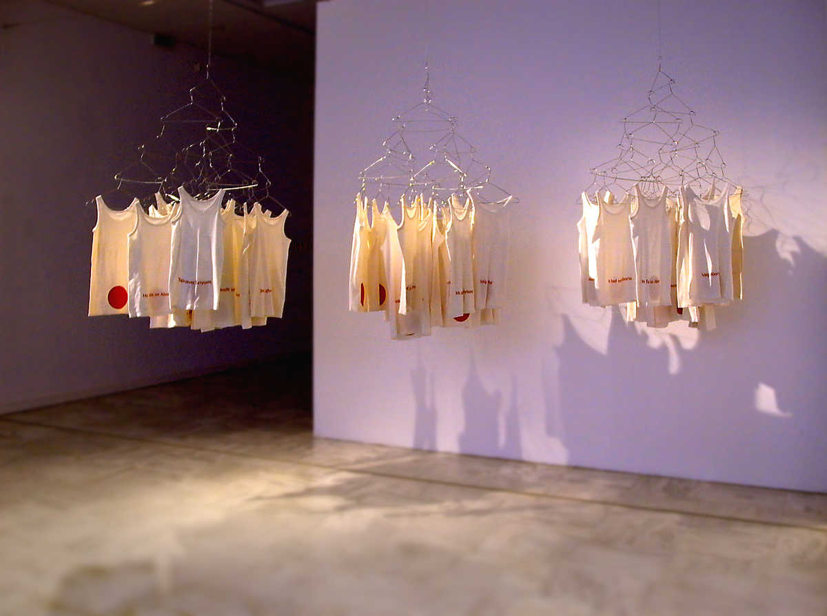 Abortion dresses as displayed in Thessaloniki