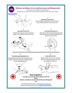 Haitian Creole Low literacy information safe birth with misoprostol