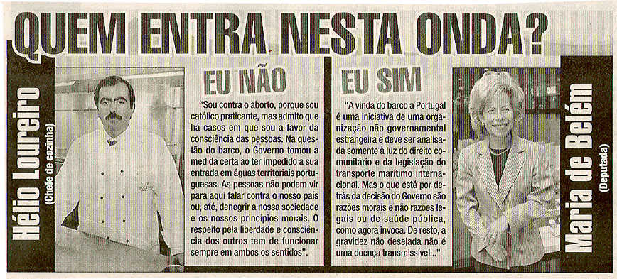 Quem entra nesta onda?