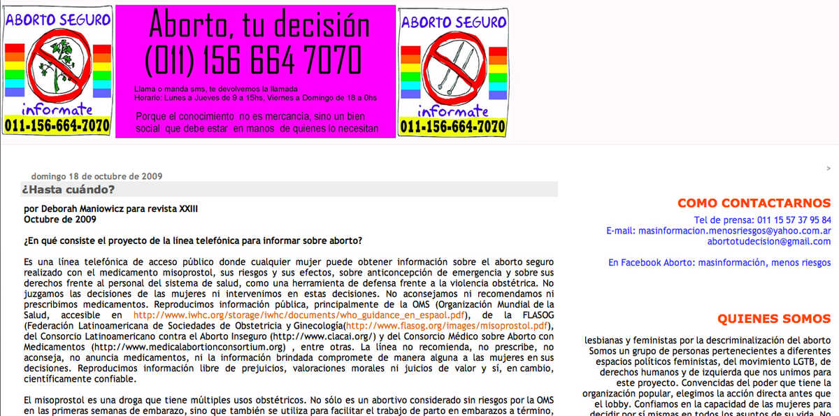 Aborto, tu decisión blog