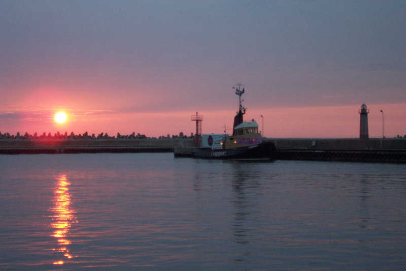 Langenort in the sunset