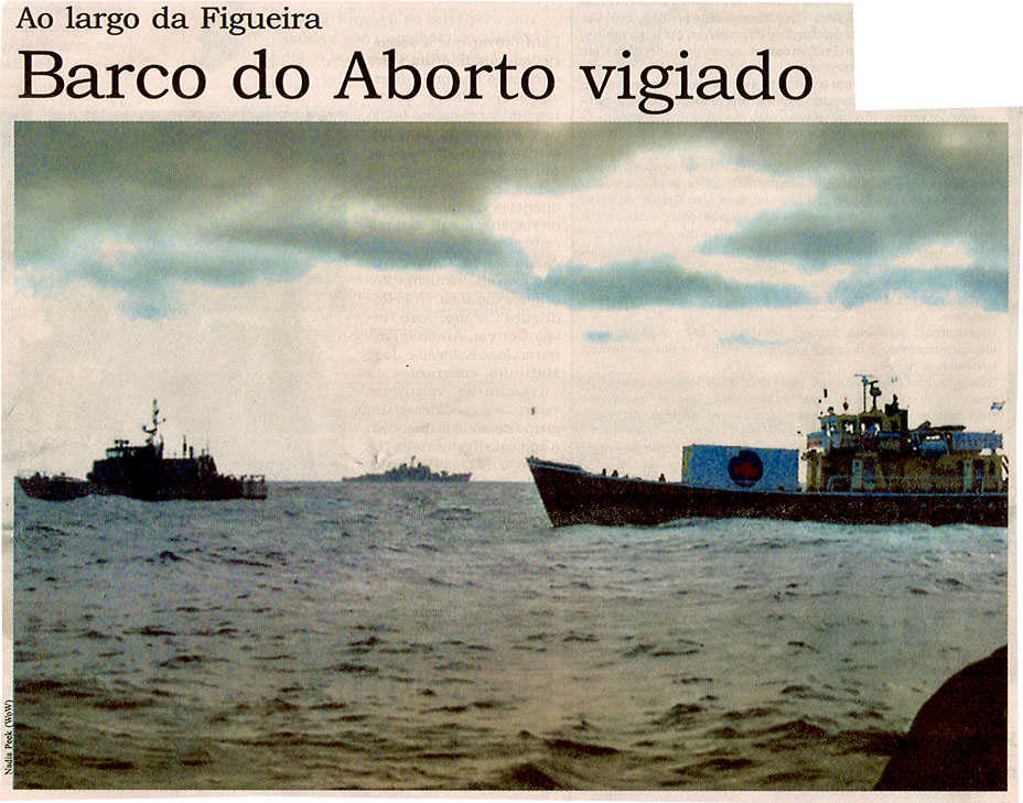 Barco do Aborto vigiado