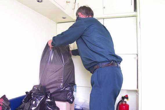 Sealing all medication found aboard