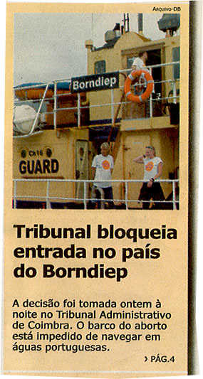 Tribunal bloqueia entrada no país do Borndiep