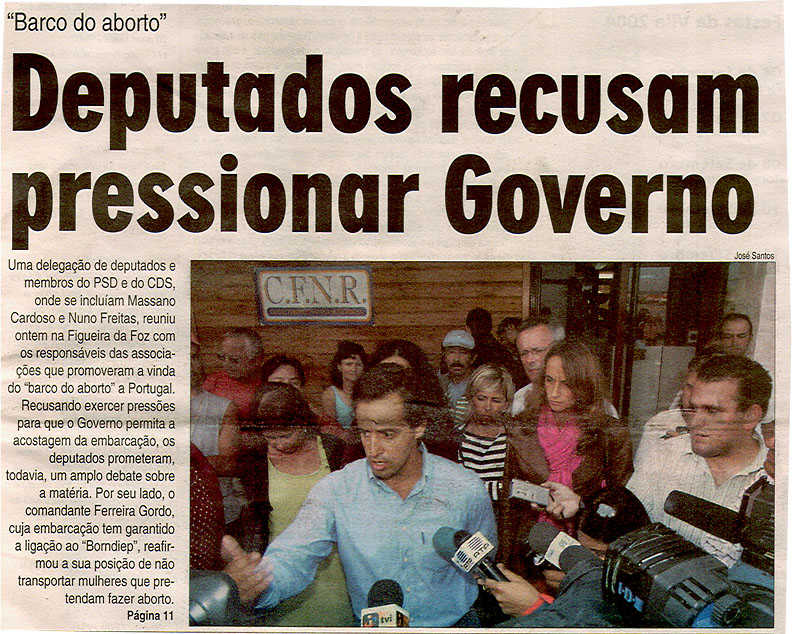 Deputados recusam pressionar Governor