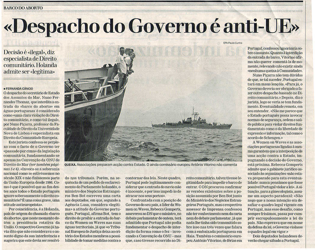 "Despacho do Governo é anti-EU"