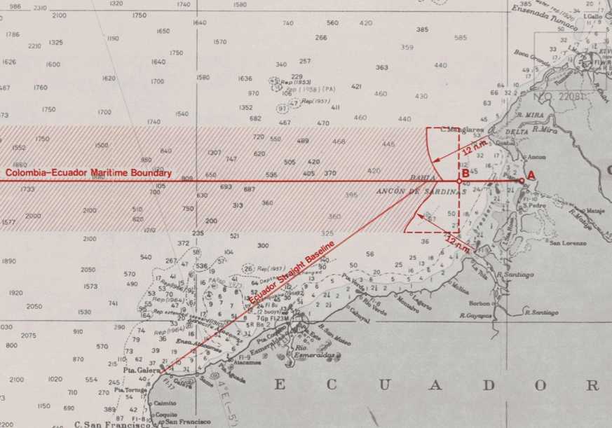 Territorial waters Ecuador