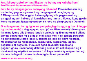 misoprostol sticker filipino