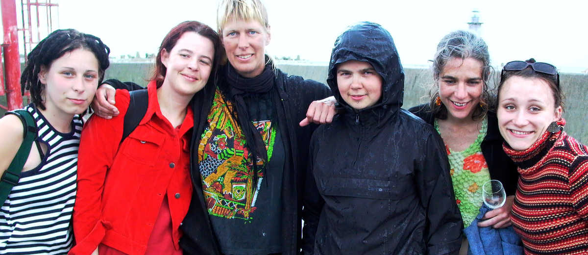 Group in Wladyslawowo Harbour