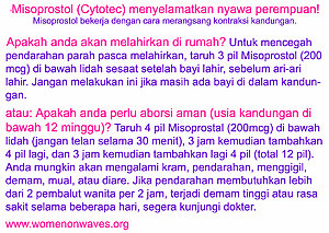Misoprostol Indonesia