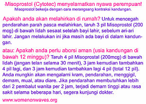 Misoprostol Indonesia