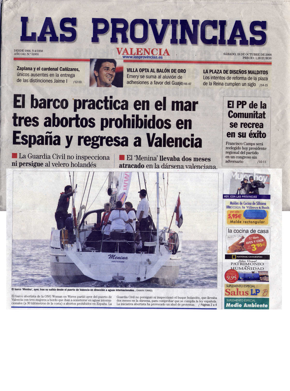 Las Provincias 18-10-08