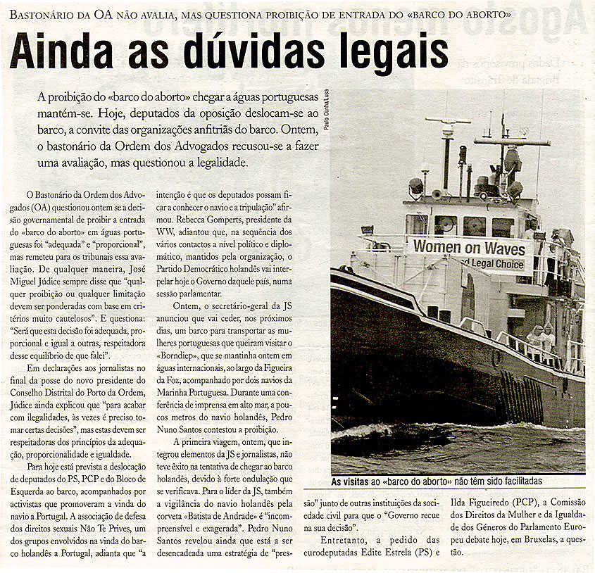 Aindo as dúvidas legais