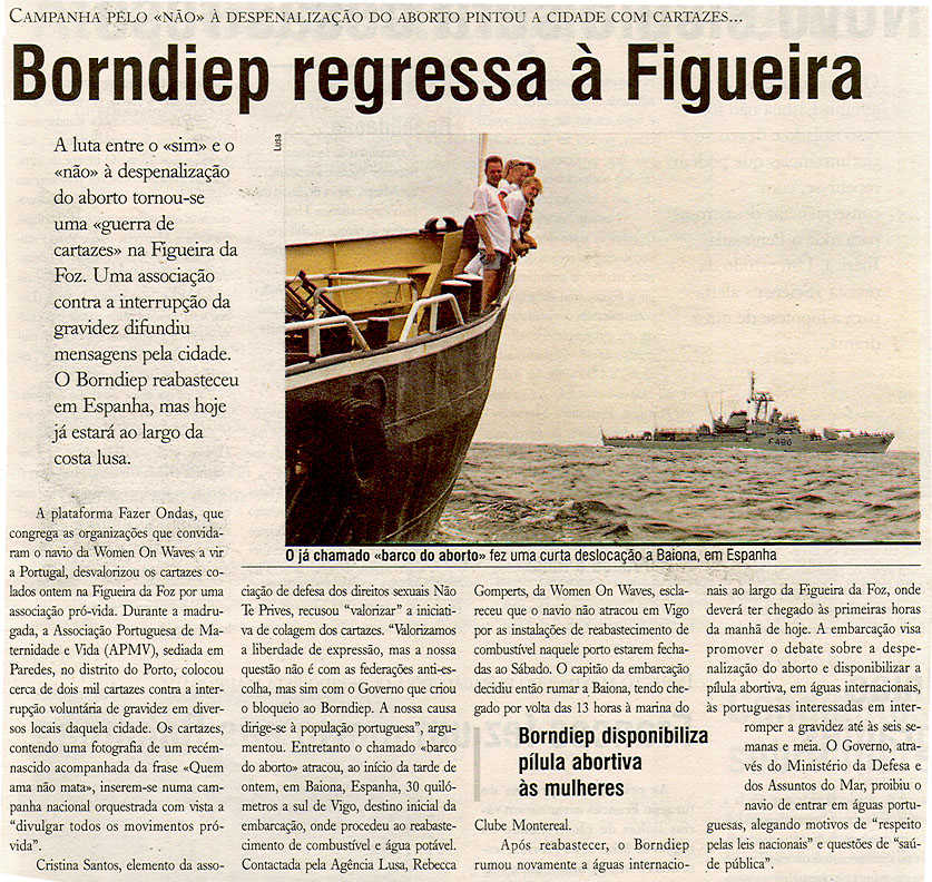 Borndiep regressa à Figueira