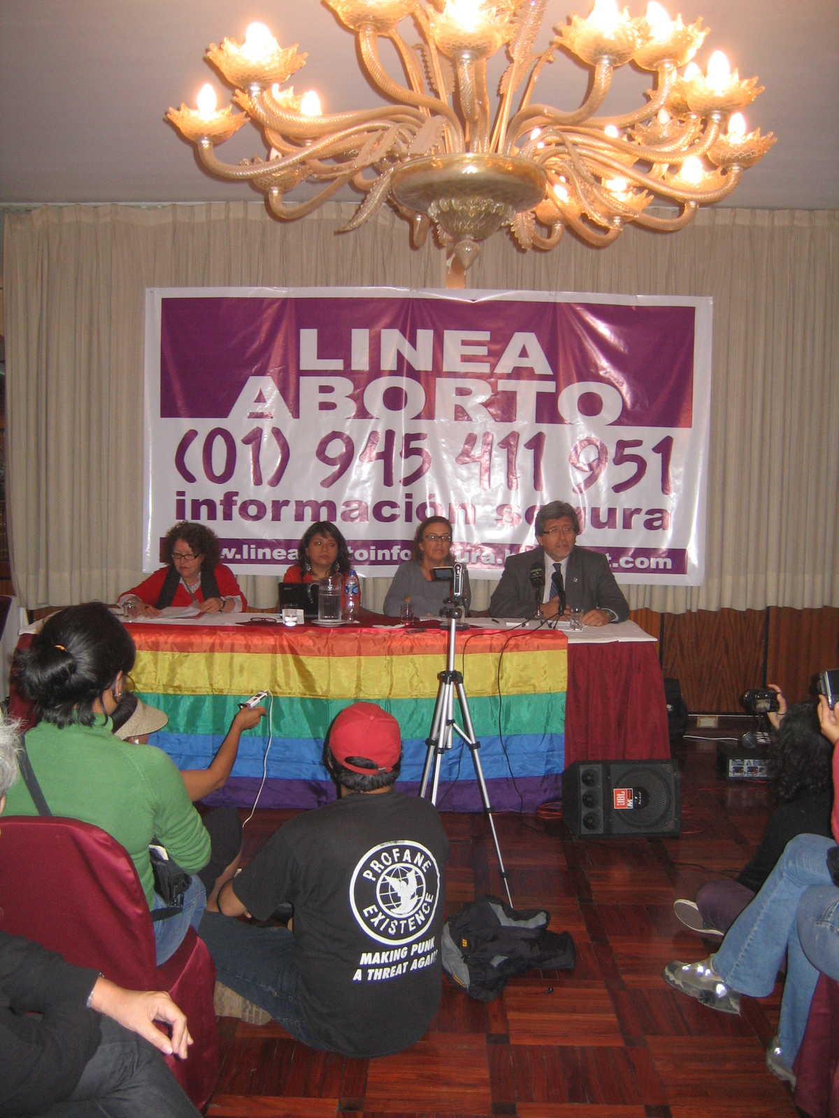 Press conference, Lima