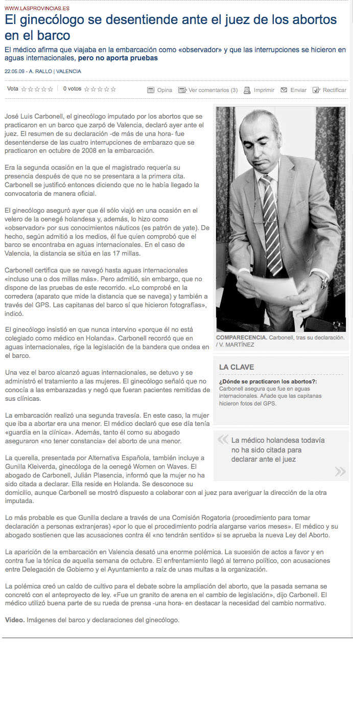 las provincias about investigation in spain