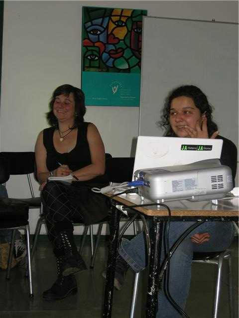 Susan and Sara giving safe abortion training with pills in Chile