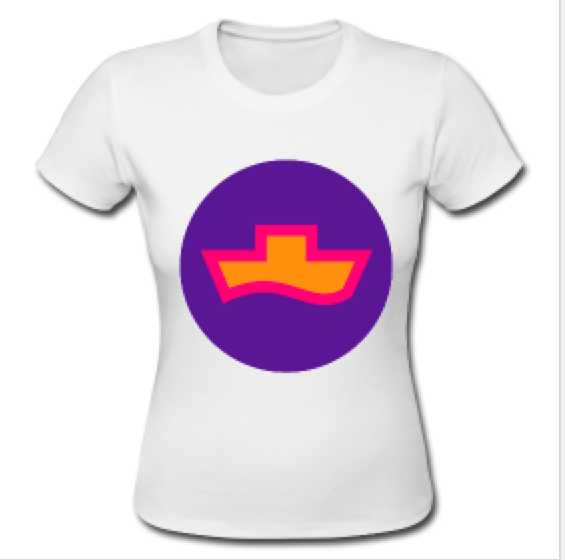 t-shirt Women on Waves logo