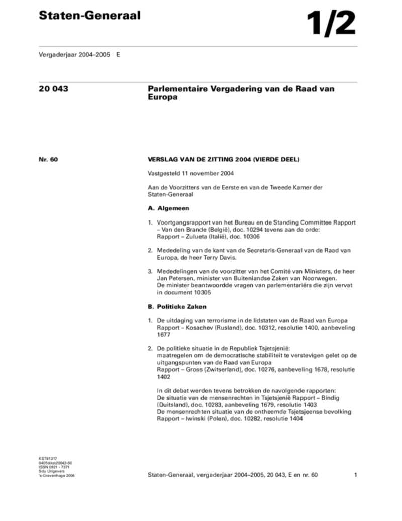 Verslag parlementaire vergadering raad van europa, 2004 — Women on Waves