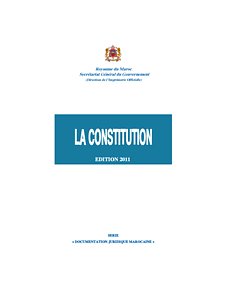 constitution morocco