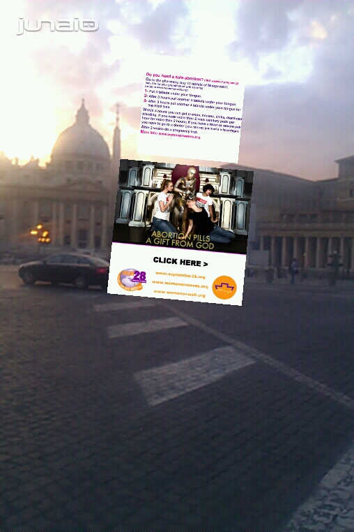 banner for vatican