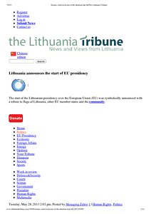 Seimas voted in favour of the abortion ban bill, 9-7-2013, The Lithuania Tribune.pdf