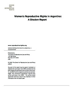 Women's reproductive rights in Argentina