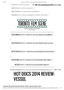Hot Docs 2014 Review_ Vessel _ Toronto Film SceneToronto Film Scen