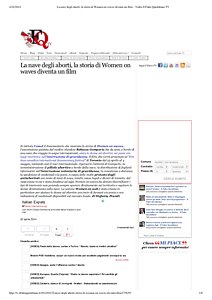 La nave degli aborti, la storia di Women on waves diventa un film – Video Il Fatto Quotidiano TV