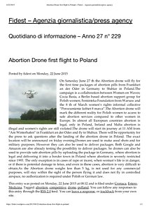Abortion Drone first flight to Poland « Fidest – Agenzia giornalistica_press agency.pdf