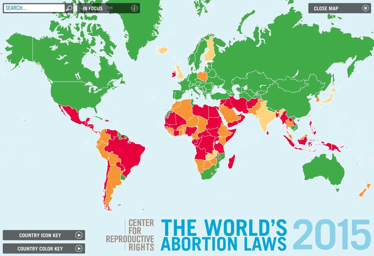 the world's abortion laws 2015