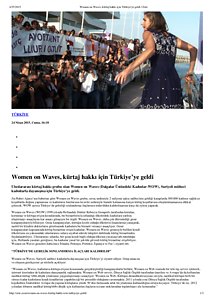 Women on Waves, kürtaj hakkı için Türkiye'ye geldi _ 