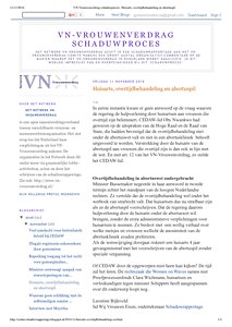 VN- vrouwenverdrag schaduw rapport 2016