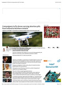 15.06 Campaigners to fly drone carrying abortion pills from Ireland....pdf