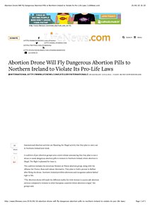 Abortion Drone Will Fly Dangerous Abortion Pills to Northern Ireland to Violate Its Pro-Life Laws | LifeNews.com.pdf