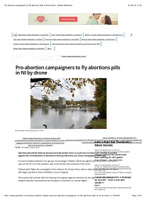 Pro-abortion campaigners to fly abortions pills in NI by drone - Belfast Newsletter.pdf