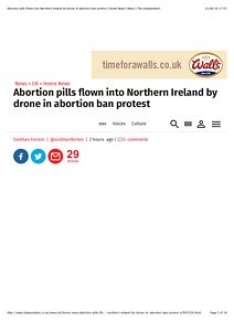 Abortion pills flown into Northern Ireland by drone in abortion ban protest | Home News | News | The Independent.pdf