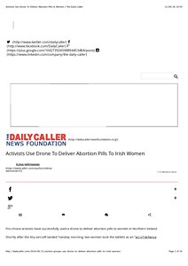 Activists Use Drone To Deliver Abortion Pills to Women | The Daily Caller.pdf