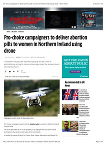Pro-choice campaigners to deliver abortion pills to women in Northern Ireland using drone - Mirror Online.pdf