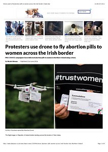 Protesters use drone to fly abortion pills to women across the Irish border.pdf