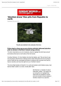 'Abortion drone' flies pills from Republic to north : Sunday World.pdf