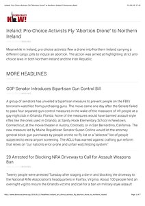 Ireland: Pro-Choice Activists Fly Abortion Drone to Northern Ireland | Democracy Now!.pdf