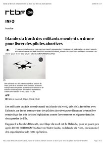 Irlande du Nord: des militants envoient un drone pour livrer des pilules abortives.pdf