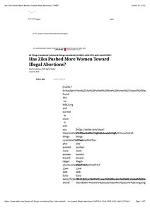 Has Zika Pushed More Women Toward Illegal Abortions? | WBEZ.pdf