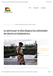 La alerta por el zika dispara las solicitudes de aborto en Sudamérica | The Family Watch.pdf